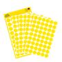 Label, 12 mm, circular, AVERY ZWECKFORM, yellow, 270 label/pack